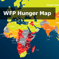 starvation in africa map